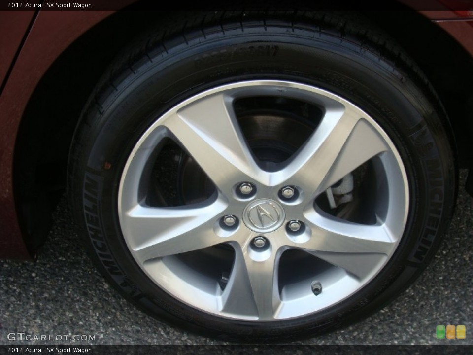 2012 Acura TSX Sport Wagon Wheel and Tire Photo #103196755