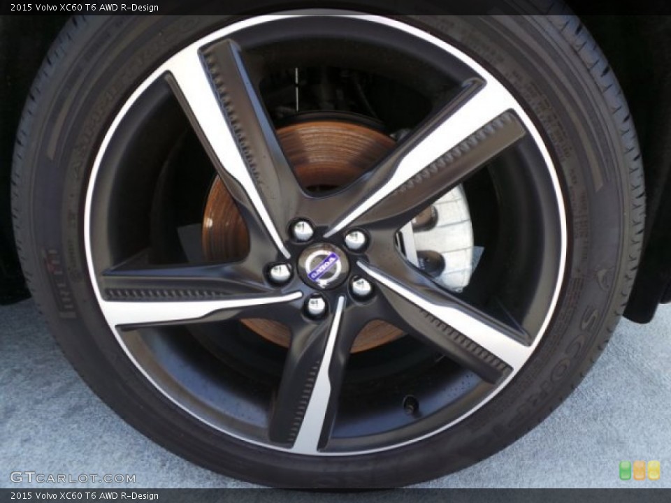 2015 Volvo XC60 T6 AWD R-Design Wheel and Tire Photo #103198681