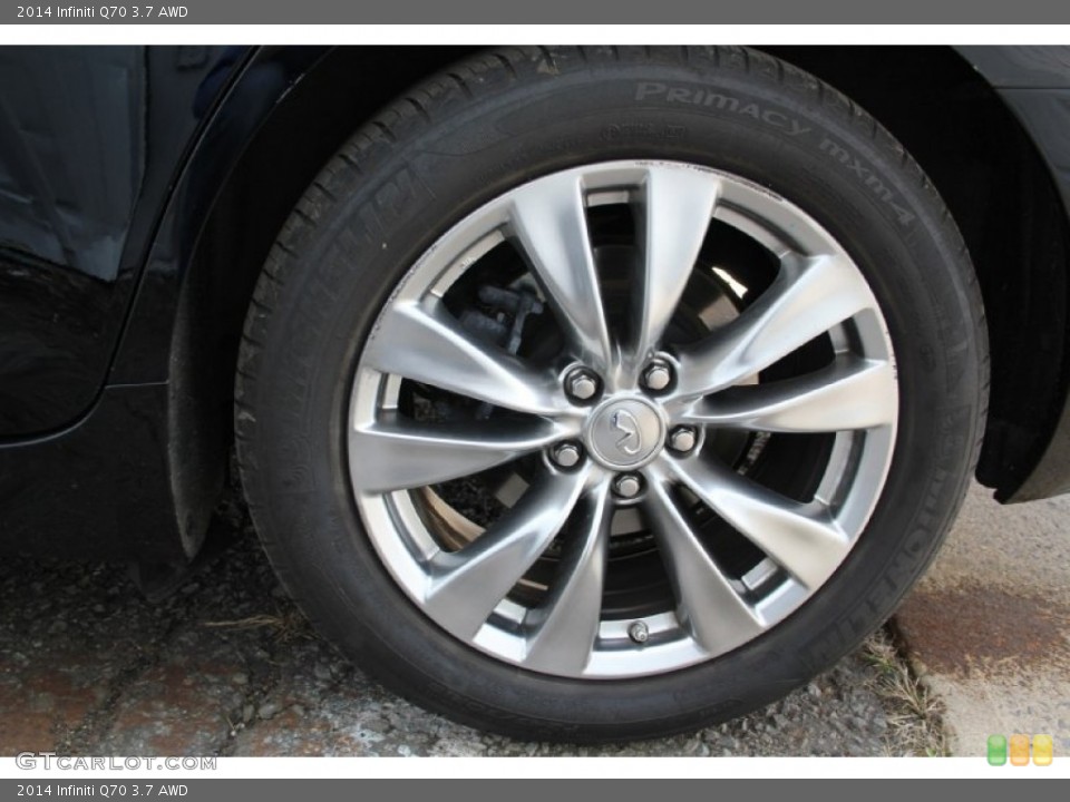 2014 Infiniti Q70 3.7 AWD Wheel and Tire Photo #103206304