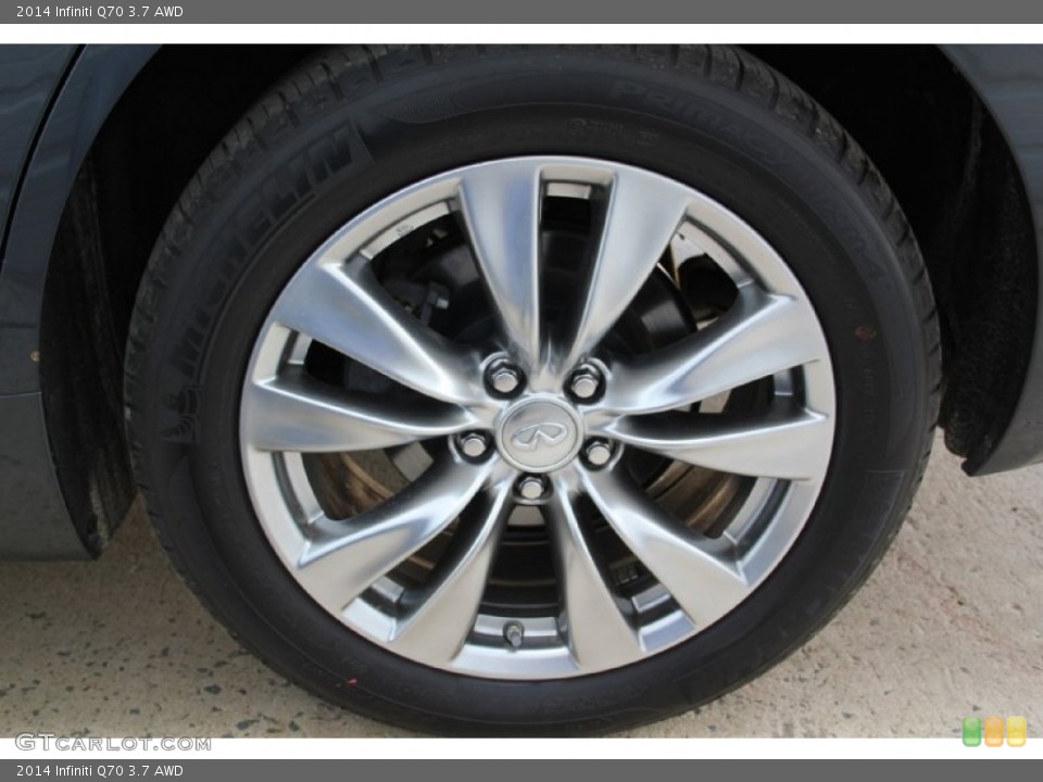 2014 Infiniti Q70 3.7 AWD Wheel and Tire Photo #103215331
