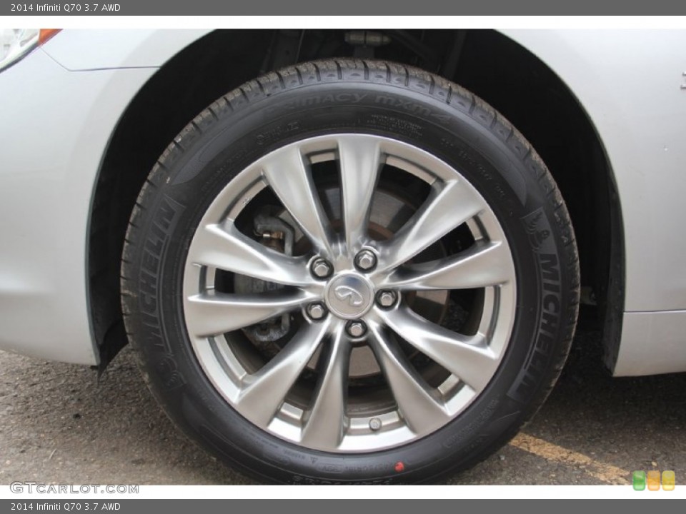 2014 Infiniti Q70 3.7 AWD Wheel and Tire Photo #103219003