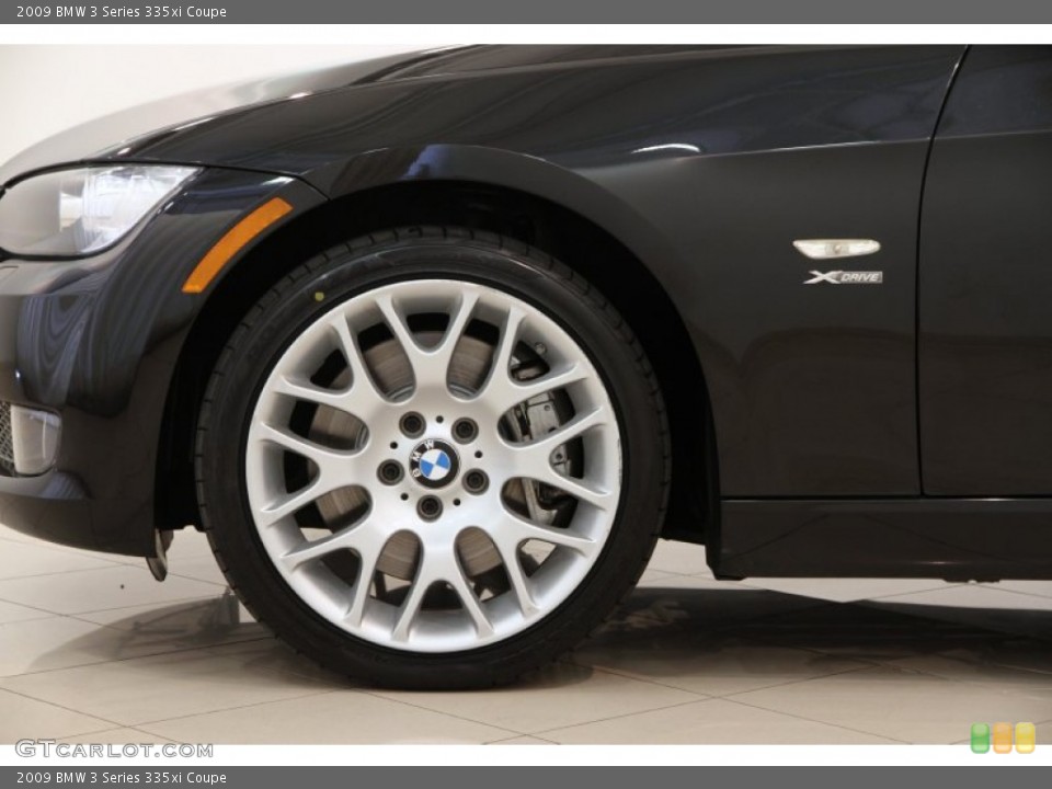 2009 BMW 3 Series 335xi Coupe Wheel and Tire Photo #103225444