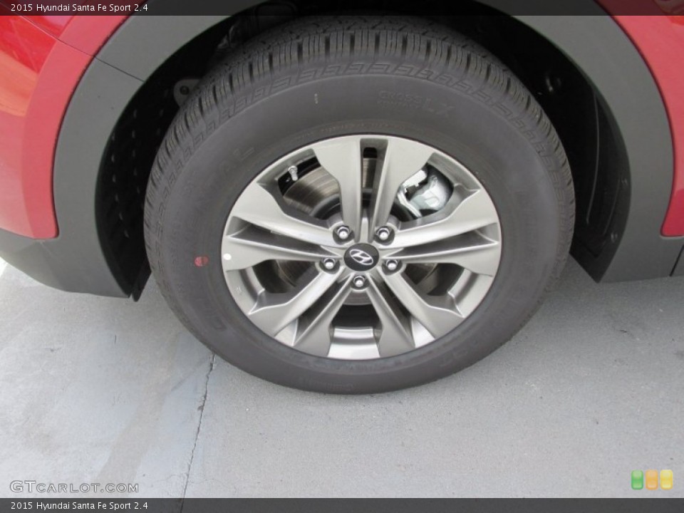 2015 Hyundai Santa Fe Sport 2.4 Wheel and Tire Photo #103259165