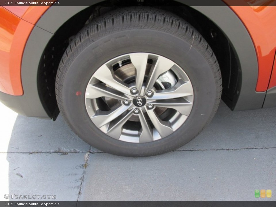 2015 Hyundai Santa Fe Sport 2.4 Wheel and Tire Photo #103261406