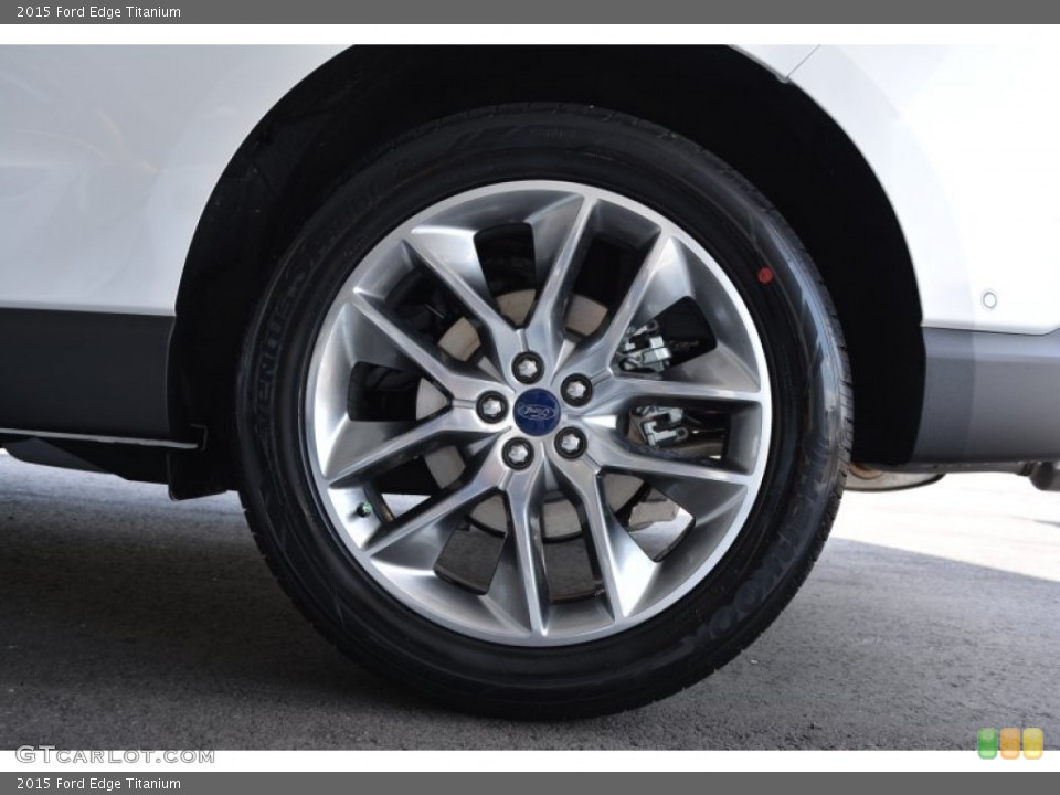 2015 Ford Edge Titanium Wheel and Tire Photo #103285327