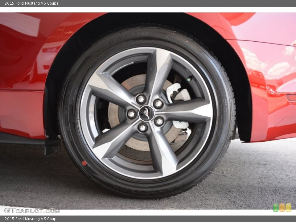 2015 Ford Mustang V6 Coupe Wheel and Tire Photo #103286032