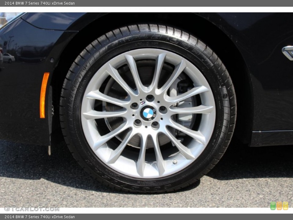 2014 BMW 7 Series 740Li xDrive Sedan Wheel and Tire Photo #103287126