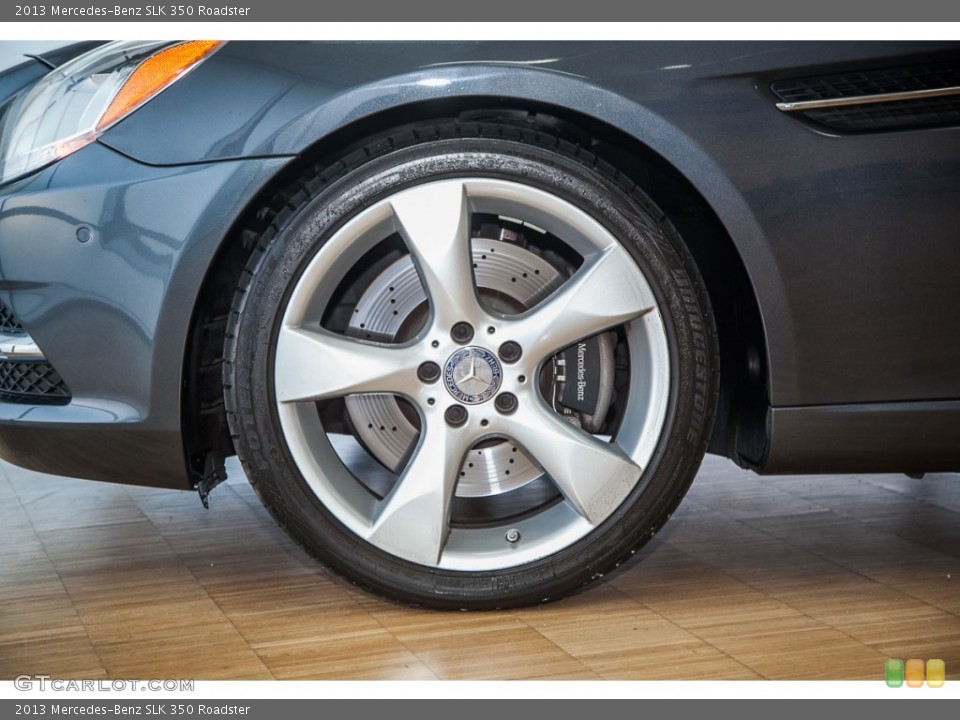 2013 Mercedes-Benz SLK 350 Roadster Wheel and Tire Photo #103295128