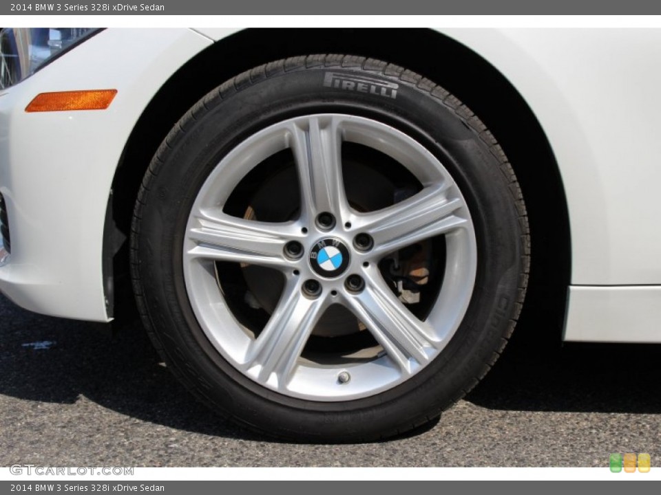 2014 BMW 3 Series 328i xDrive Sedan Wheel and Tire Photo #103296082