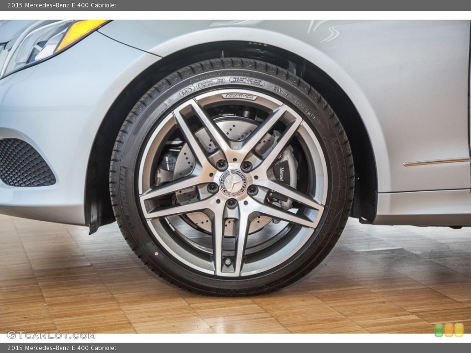 2015 Mercedes-Benz E 400 Cabriolet Wheel and Tire Photo #103302790