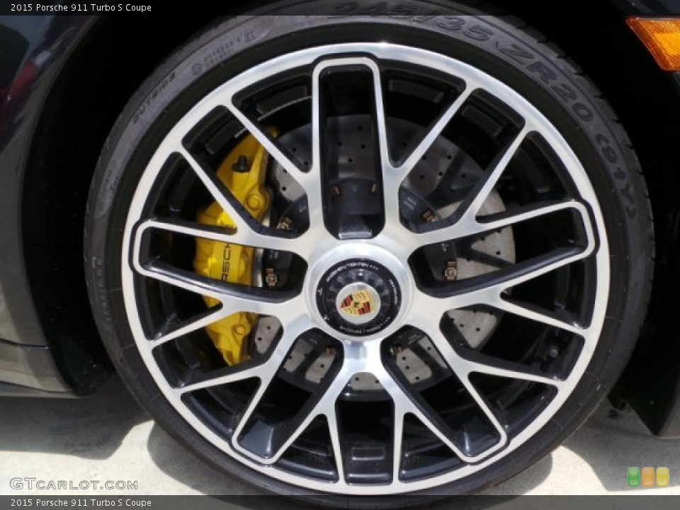 2015 Porsche 911 Turbo S Coupe Wheel and Tire Photo #103304740