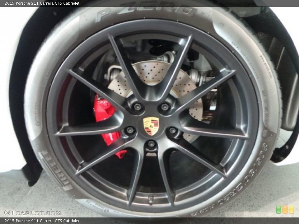 2015 Porsche 911 Carrera GTS Cabriolet Wheel and Tire Photo #103305940