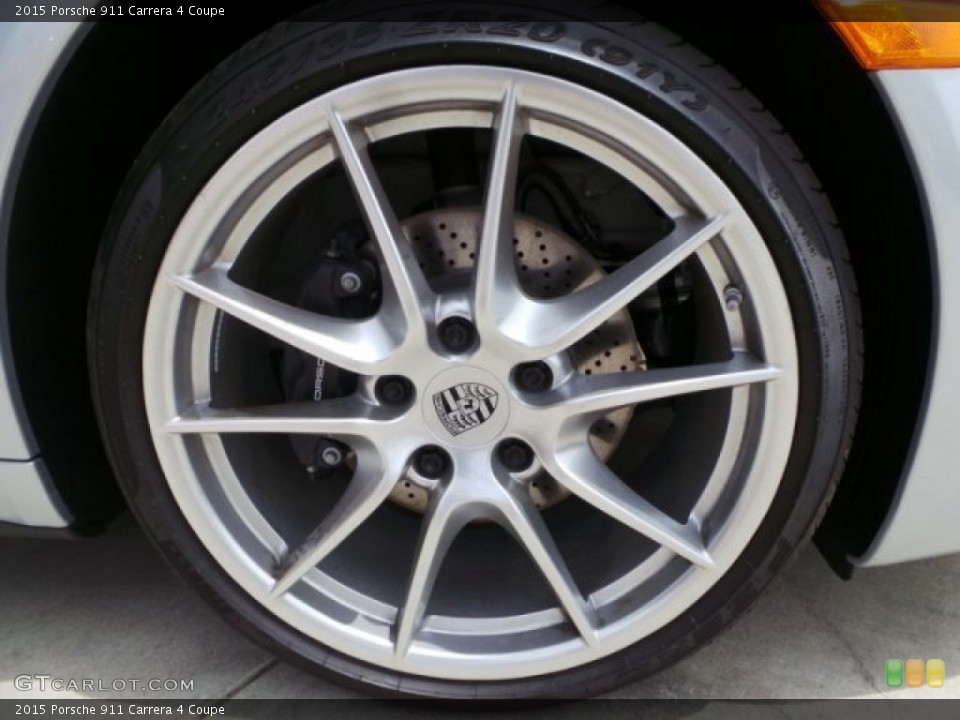 2015 Porsche 911 Carrera 4 Coupe Wheel and Tire Photo #103306603