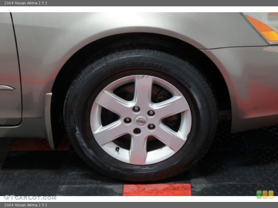 2004 Nissan Altima 2.5 S Wheel and Tire Photo #103312642