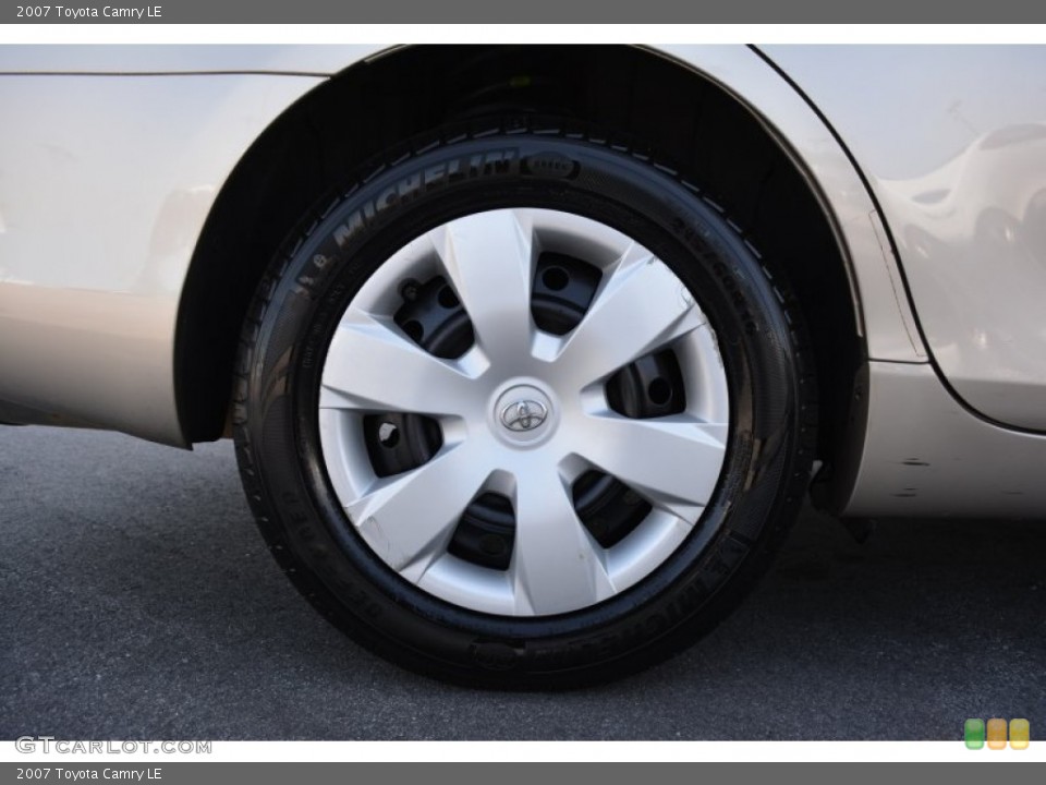 2007 Toyota Camry LE Wheel and Tire Photo #103324303