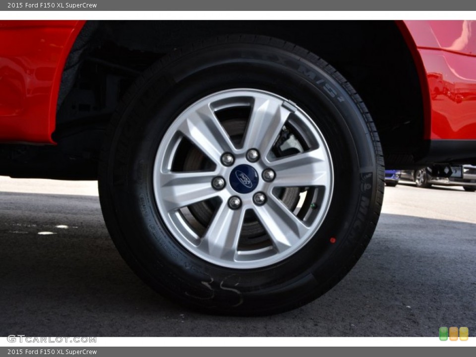 2015 Ford F150 XL SuperCrew Wheel and Tire Photo #103327043