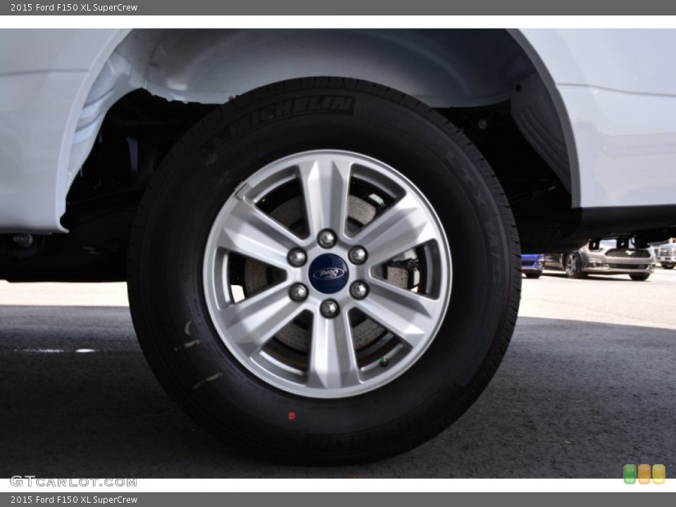 2015 Ford F150 XL SuperCrew Wheel and Tire Photo #103328234