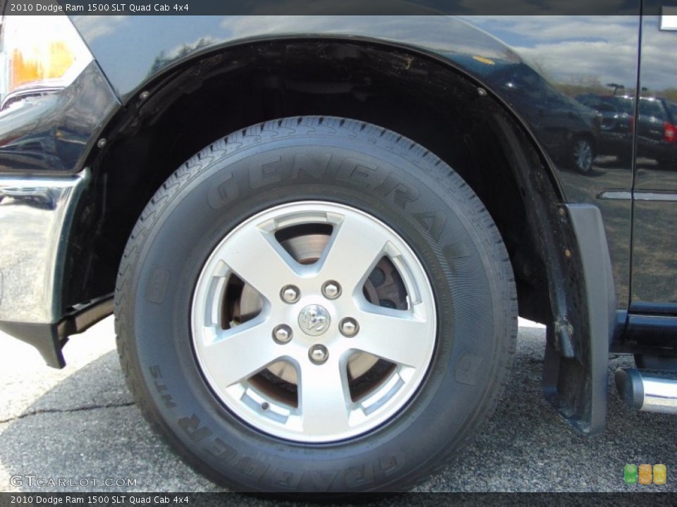 2010 Dodge Ram 1500 SLT Quad Cab 4x4 Wheel and Tire Photo #103338284