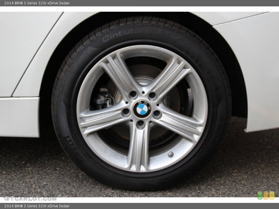 2014 BMW 3 Series 320i xDrive Sedan Wheel and Tire Photo #103345394