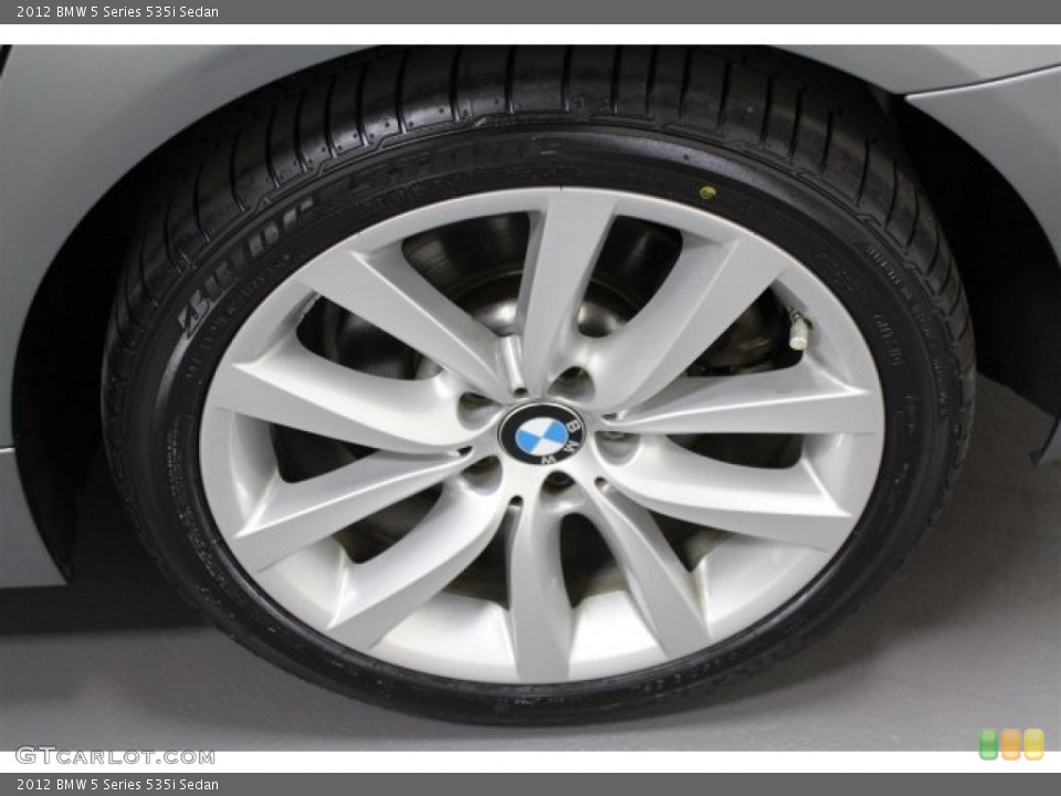 2012 BMW 5 Series 535i Sedan Wheel and Tire Photo #103356275
