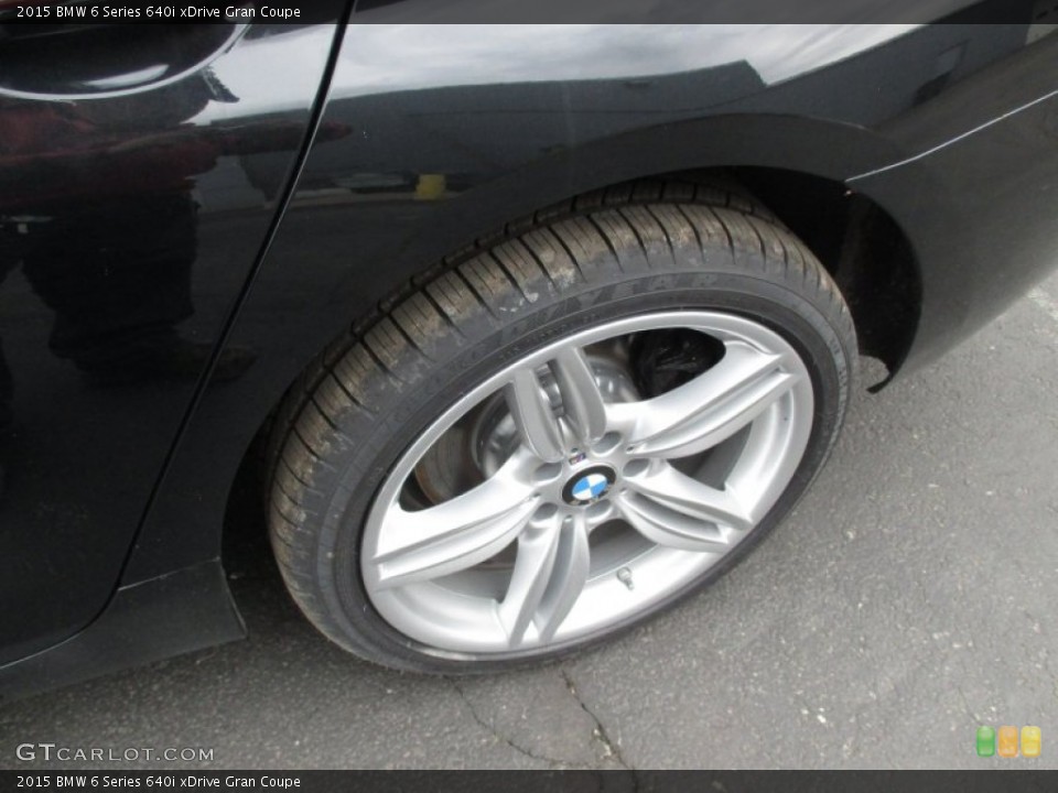 2015 BMW 6 Series 640i xDrive Gran Coupe Wheel and Tire Photo #103372083