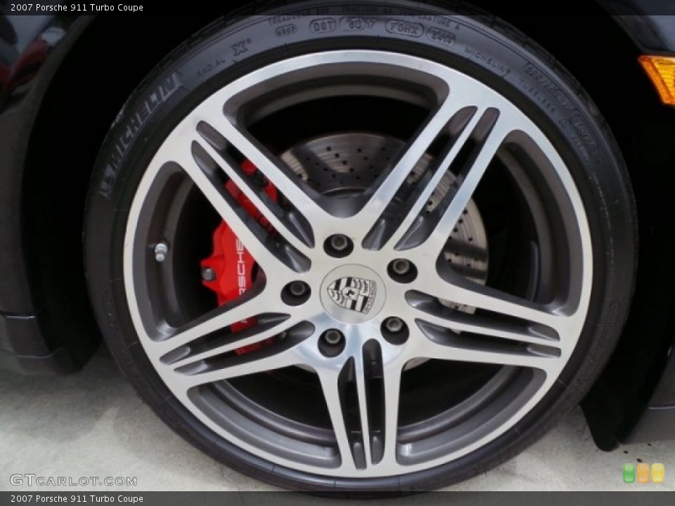 2007 Porsche 911 Turbo Coupe Wheel and Tire Photo #103391691