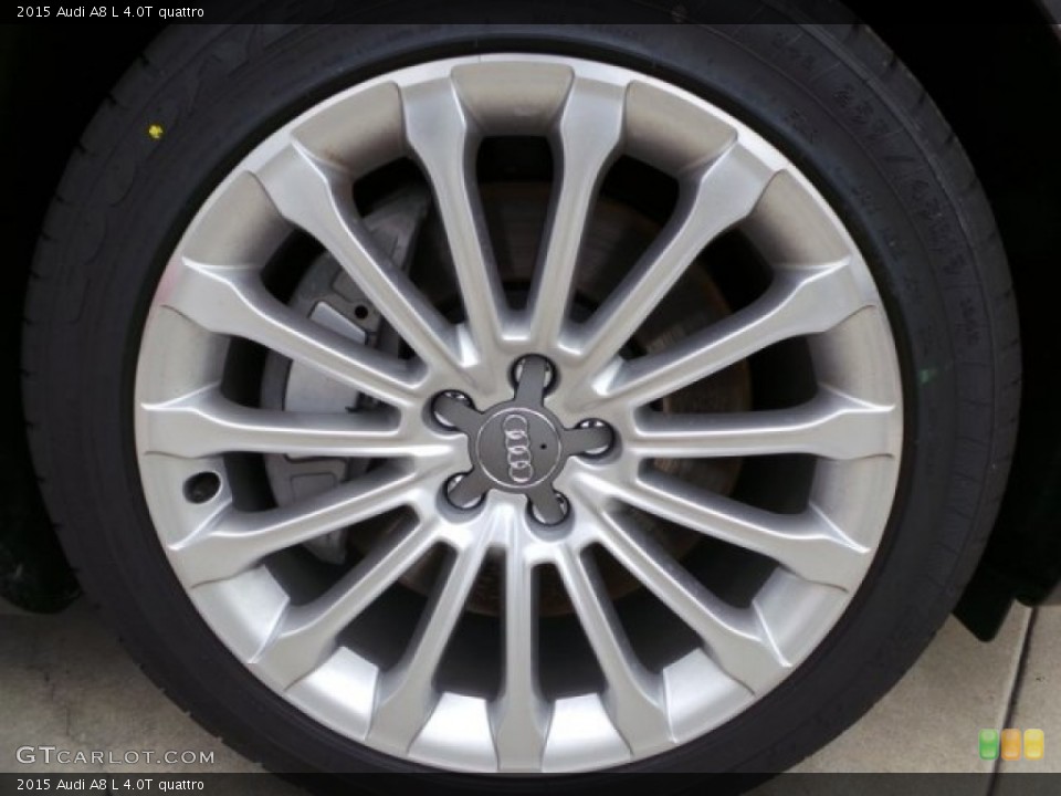 2015 Audi A8 L 4.0T quattro Wheel and Tire Photo #103412005