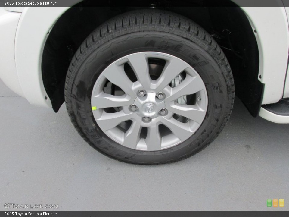 2015 Toyota Sequoia Platinum Wheel and Tire Photo #103430134
