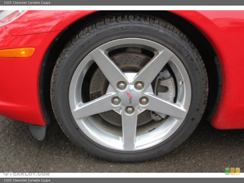 2005 Chevrolet Corvette Coupe Wheel and Tire Photo #103446102