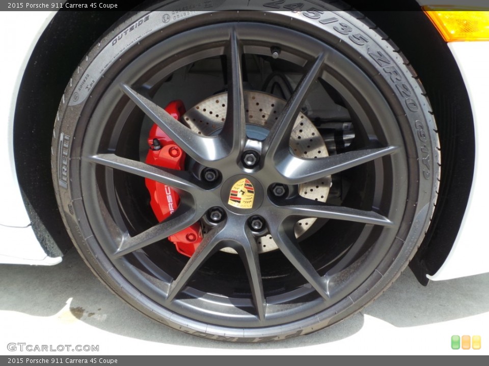 2015 Porsche 911 Carrera 4S Coupe Wheel and Tire Photo #103453236