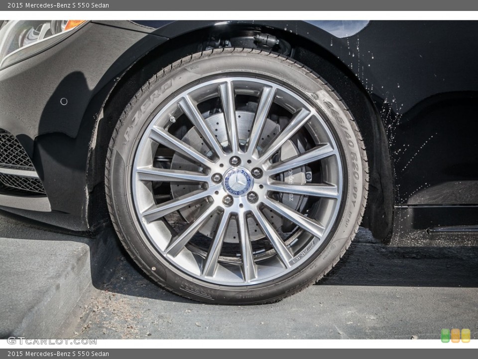 2015 Mercedes-Benz S 550 Sedan Wheel and Tire Photo #103453939