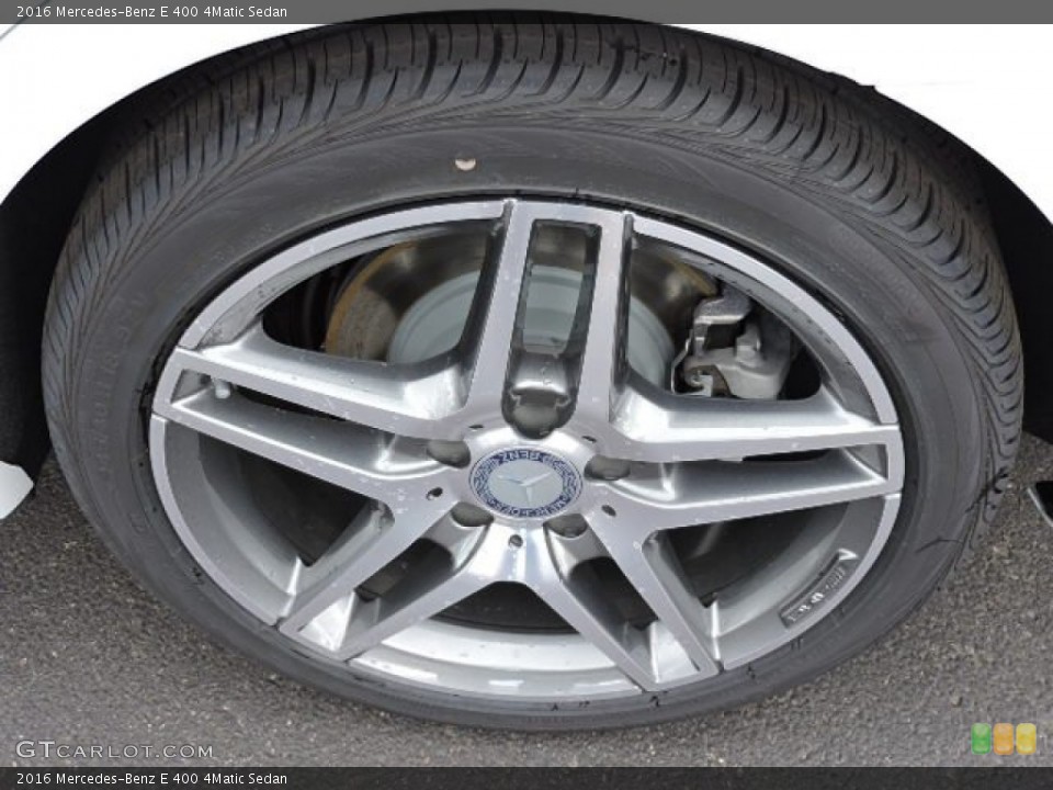 2016 Mercedes-Benz E 400 4Matic Sedan Wheel and Tire Photo #103467518