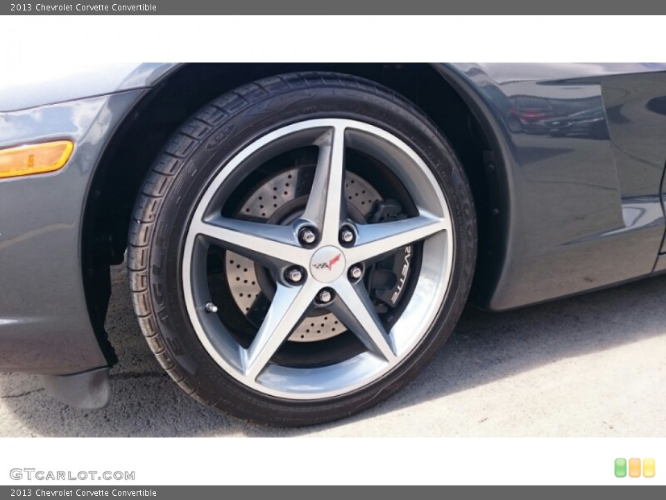 2013 Chevrolet Corvette Convertible Wheel and Tire Photo #103471542