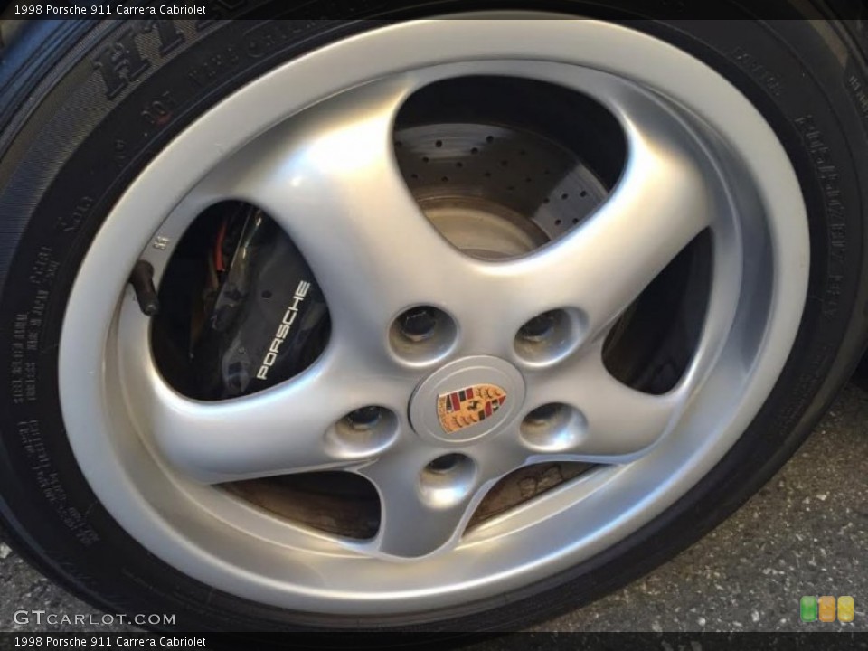 1998 Porsche 911 Carrera Cabriolet Wheel and Tire Photo #103485032