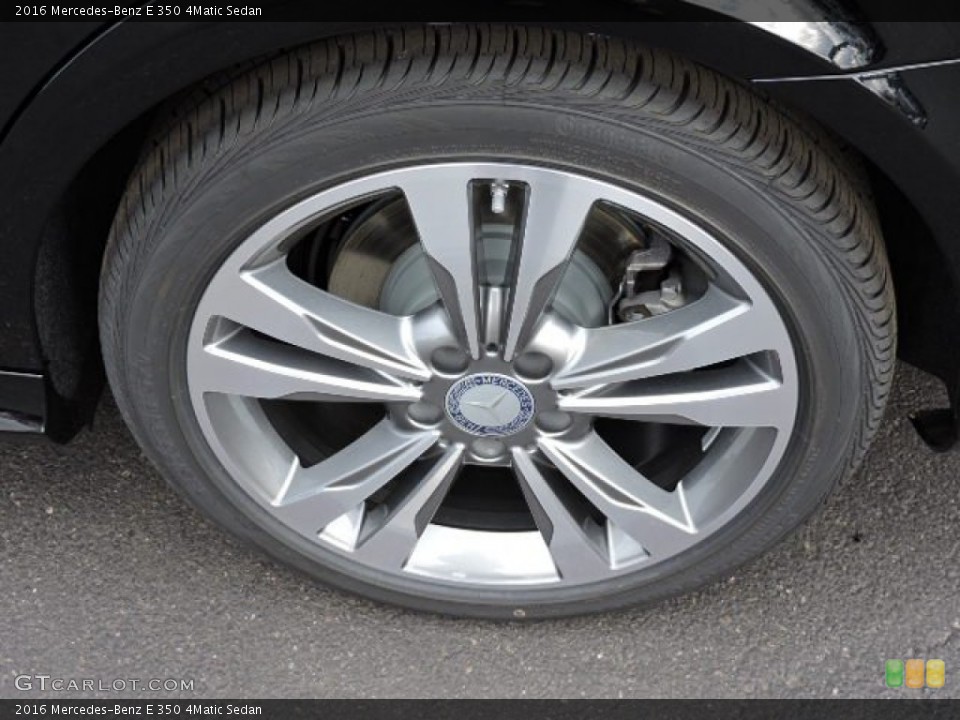 2016 Mercedes-Benz E 350 4Matic Sedan Wheel and Tire Photo #103492835