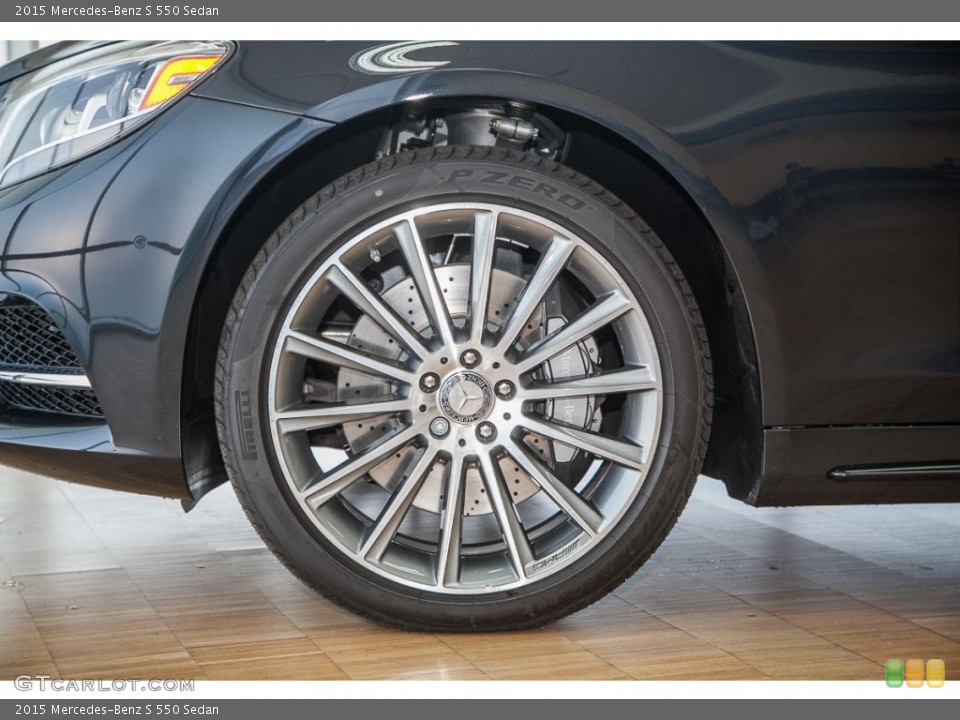 2015 Mercedes-Benz S 550 Sedan Wheel and Tire Photo #103503260