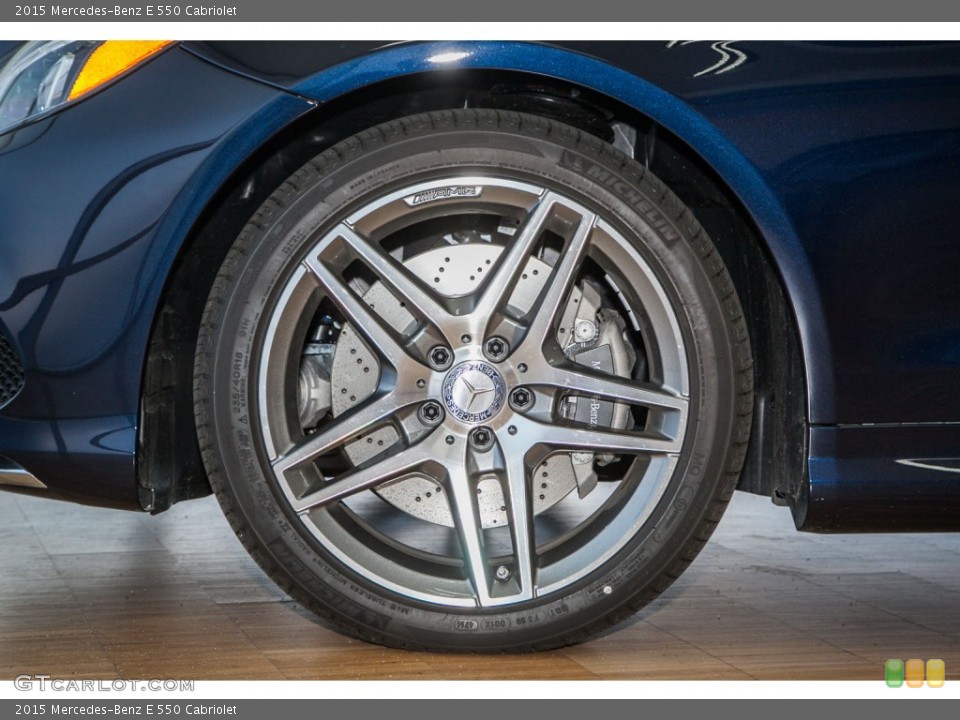 2015 Mercedes-Benz E 550 Cabriolet Wheel and Tire Photo #103544760