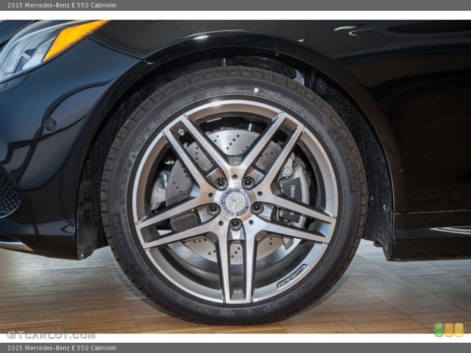 2015 Mercedes-Benz E 550 Cabriolet Wheel and Tire Photo #103545062