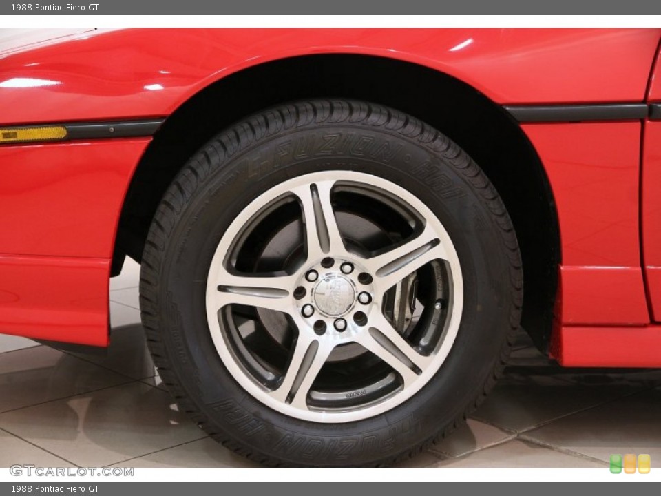 1988 Pontiac Fiero GT Wheel and Tire Photo #103554522