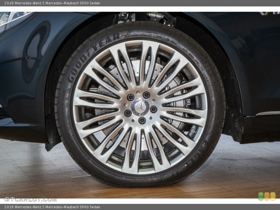 2016 Mercedes-Benz S Mercedes-Maybach S600 Sedan Wheel and Tire Photo #103556541