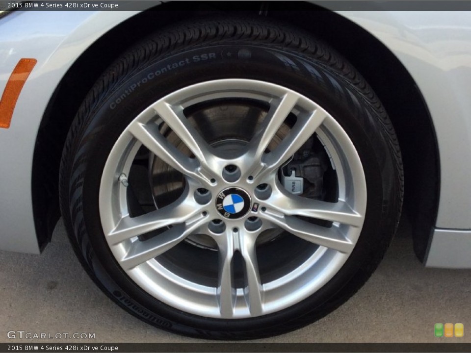 2015 BMW 4 Series 428i xDrive Coupe Wheel and Tire Photo #103565049