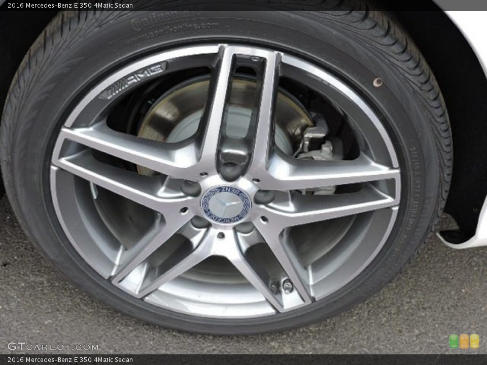 2016 Mercedes-Benz E 350 4Matic Sedan Wheel and Tire Photo #103567874