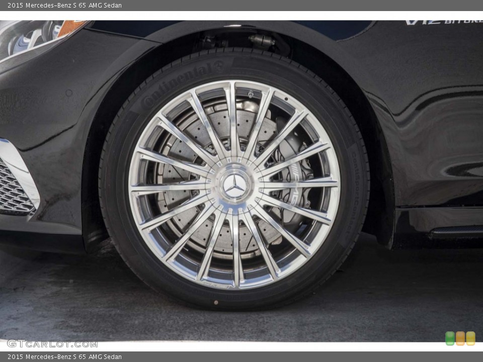 2015 Mercedes-Benz S 65 AMG Sedan Wheel and Tire Photo #103584330