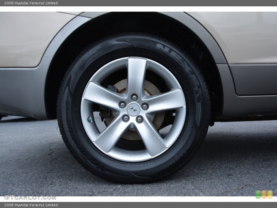 2008 Hyundai Veracruz Limited Wheel and Tire Photo #103600109