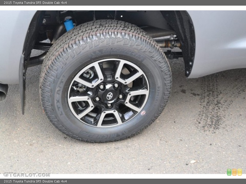 2015 Toyota Tundra SR5 Double Cab 4x4 Wheel and Tire Photo #103625540