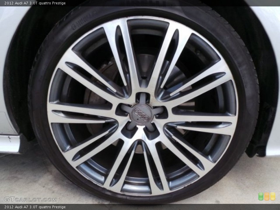 2012 Audi A7 3.0T quattro Prestige Wheel and Tire Photo #103645820