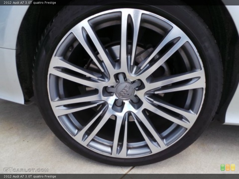2012 Audi A7 3.0T quattro Prestige Wheel and Tire Photo #103645831
