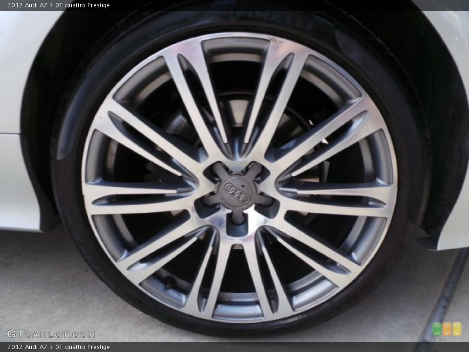 2012 Audi A7 3.0T quattro Prestige Wheel and Tire Photo #103645844