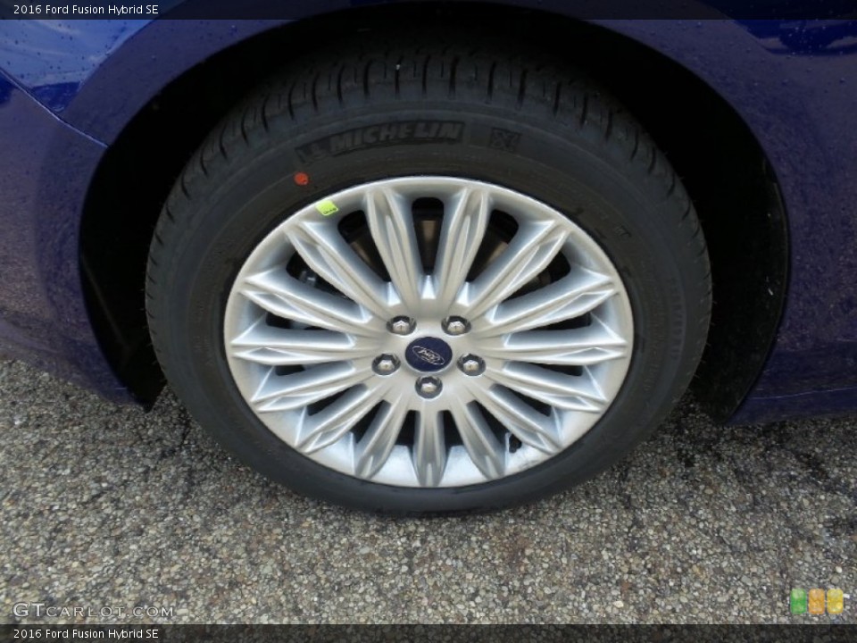 2016 Ford Fusion Hybrid SE Wheel and Tire Photo #103660845