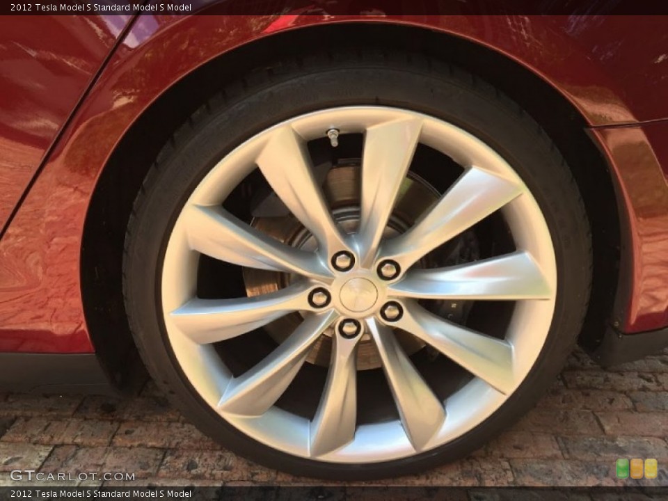2012 Tesla Model S  Wheel and Tire Photo #103676919